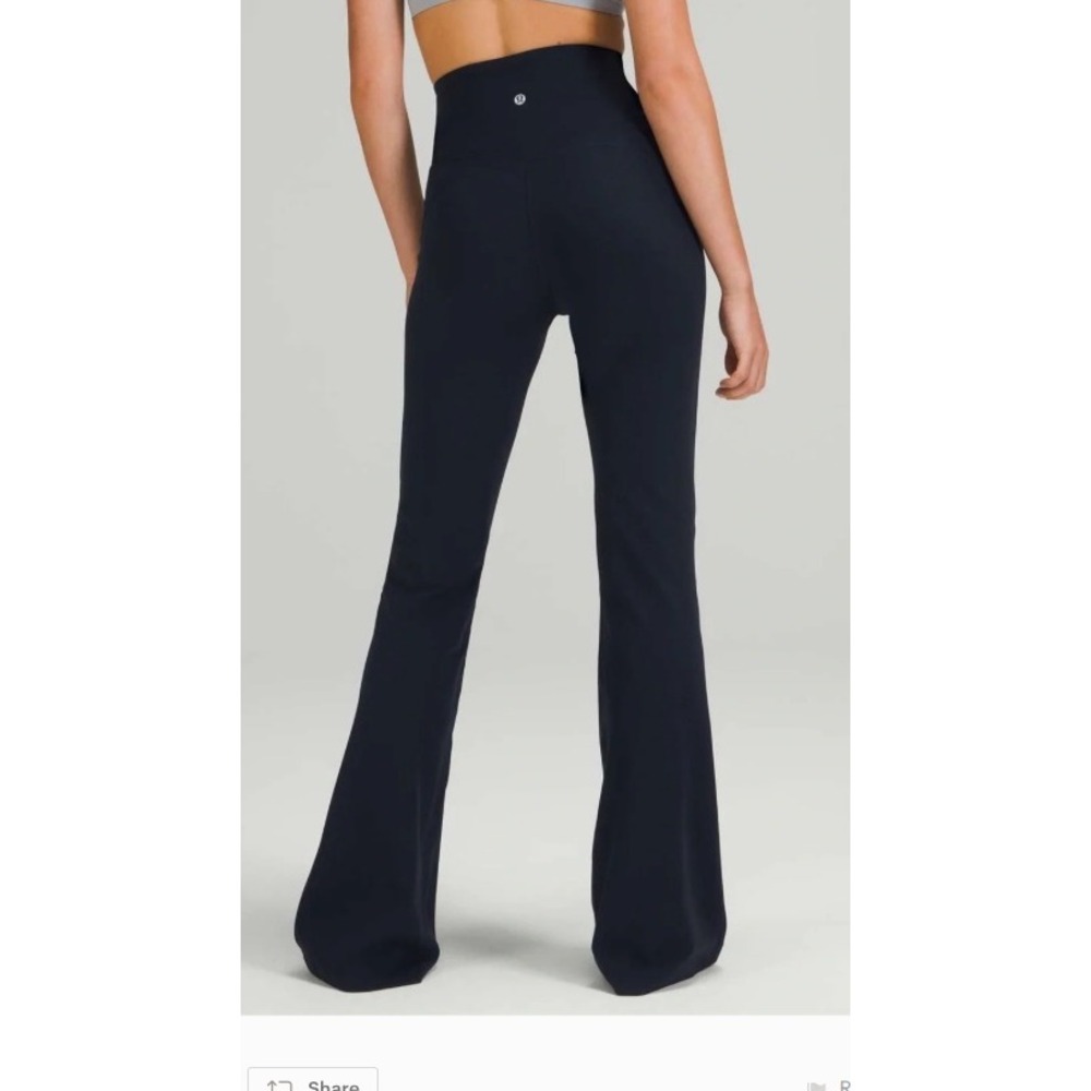 Lululemon Groove Super High Rise Nulu Flared Pants Yoga Loungewear Casual Gym 14